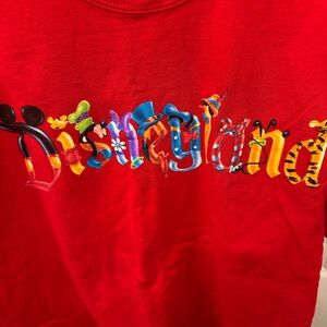 Vintage Disneyland Red Graphic Tee